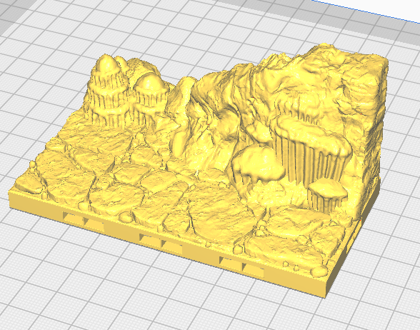 Cave Transitions - 28 mm / 1" - DragonLock - DND - Pathfinder - RPG - Terrain - Dungeon & Dragons - Fat Dragon Games