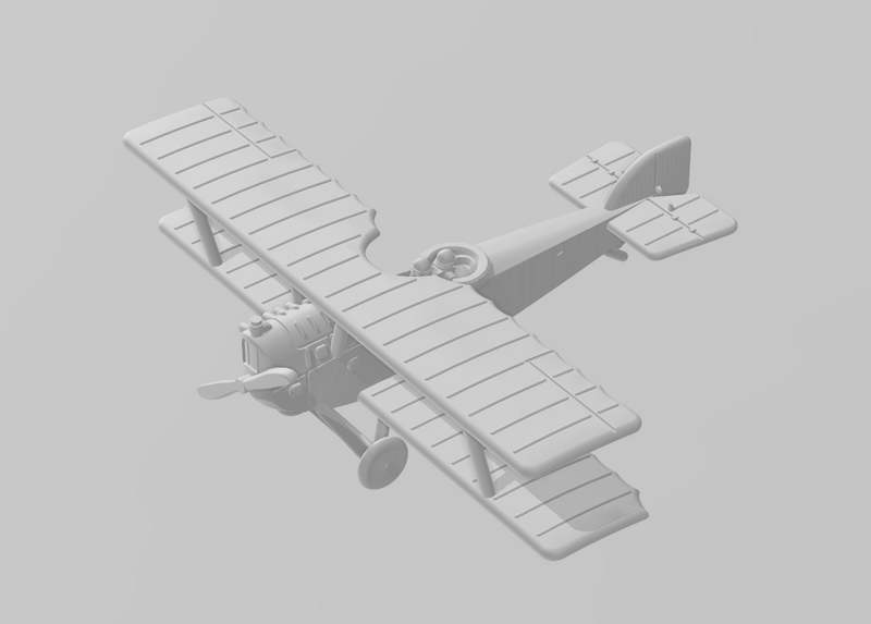 Aviatik-Berg C.I - WWI Two Seaters - 1/144 Scale - wargame3d