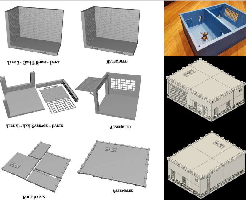 Garage - Pathfinder - Dungeons & Dragons - RPG - Tabletop-Terrain - 28 mm / 1"- Aether Studios