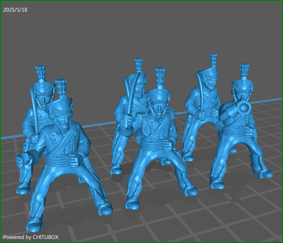 28mm Swedish Dragoons 1813-15 - 6 minis - Great for Table Top War Games And Dioramas - Historical Wargaming - Resin 28mm Miniatures