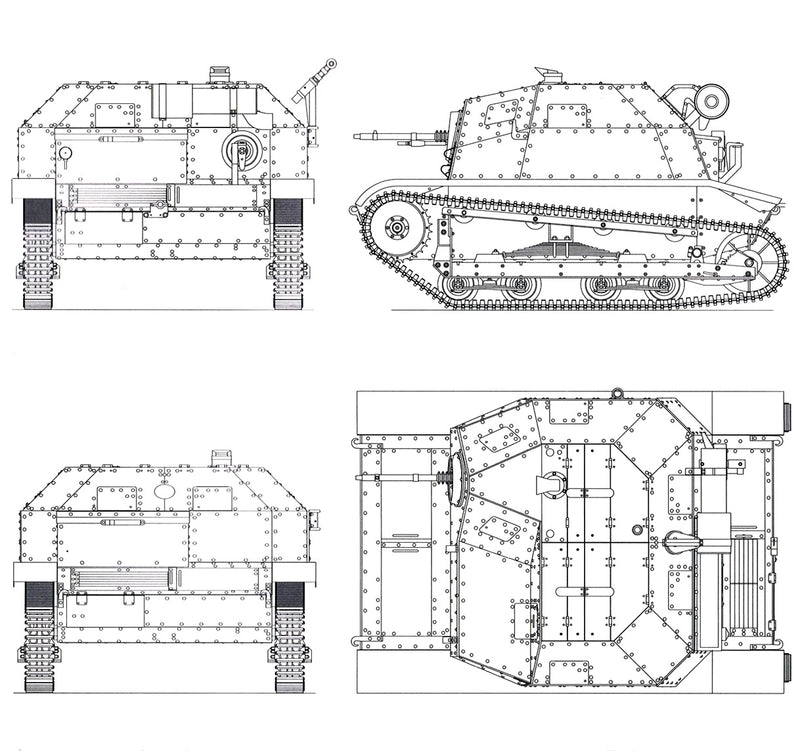 Tankette TKS - Polish Army - 28mm Scale - Bolt Action - wargame3d