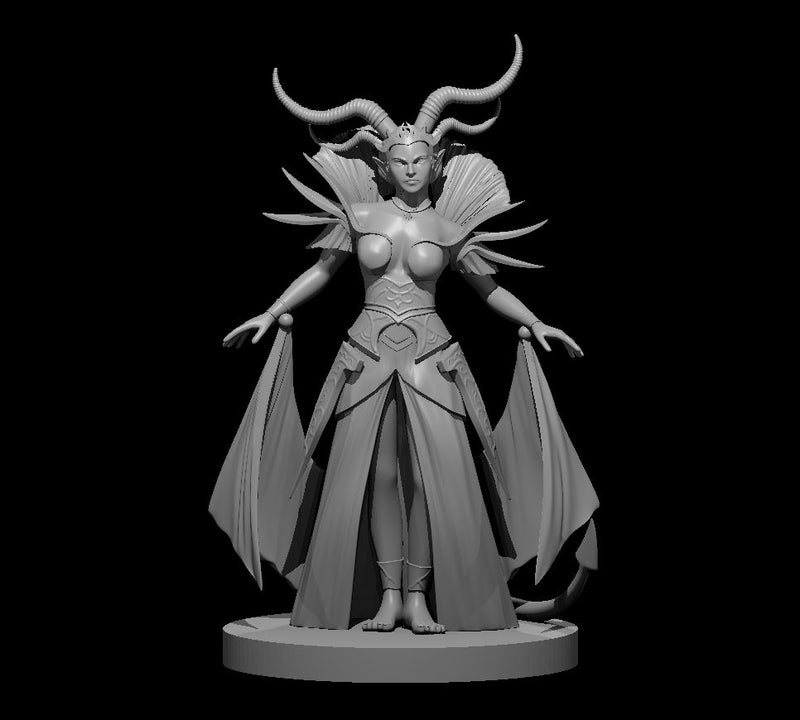 Tieflings - DND - Pathfinder - Dungeons & Dragons - RPG - Tabletop - mz4250- Miniature-28mm-1"Scale