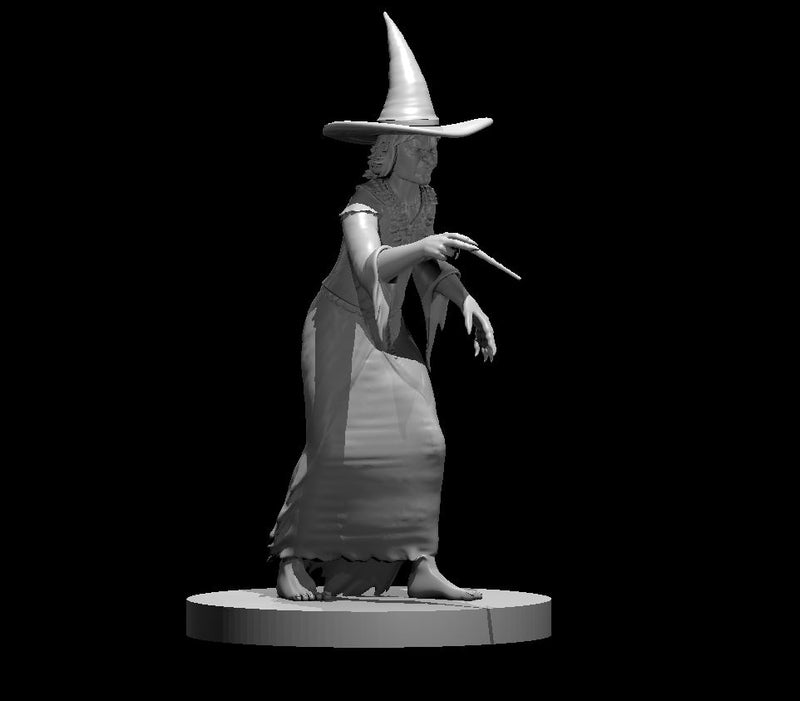 Witches - DND - Pathfinder - Dungeons & Dragons - RPG - Tabletop - mz4250- Miniature-28mm-1"Scale