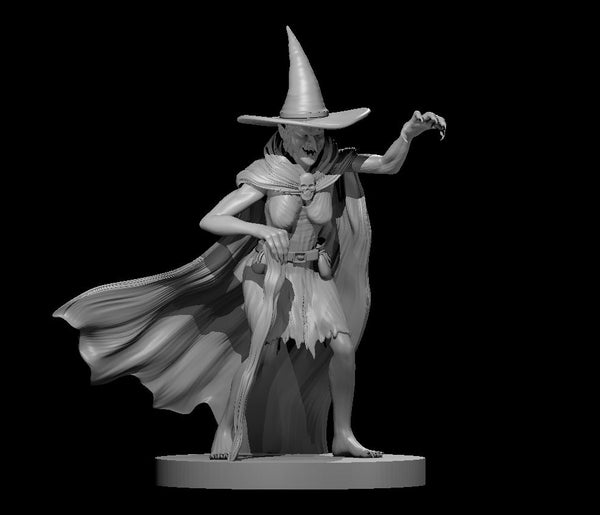 Witches - DND - Pathfinder - Dungeons & Dragons - RPG - Tabletop - mz4250- Miniature-28mm-1"Scale