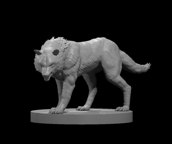 Wolf - DND - Pathfinder - Dungeons & Dragons - RPG - Tabletop - mz4250- Miniature-28mm-1"Scale