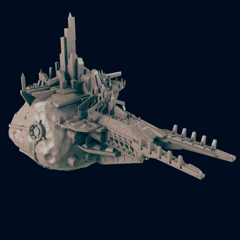 Asteroid Cruiser - The Astra Nebula - EC3D - Starfinder - A Billion Suns - Starmada - War Fleets