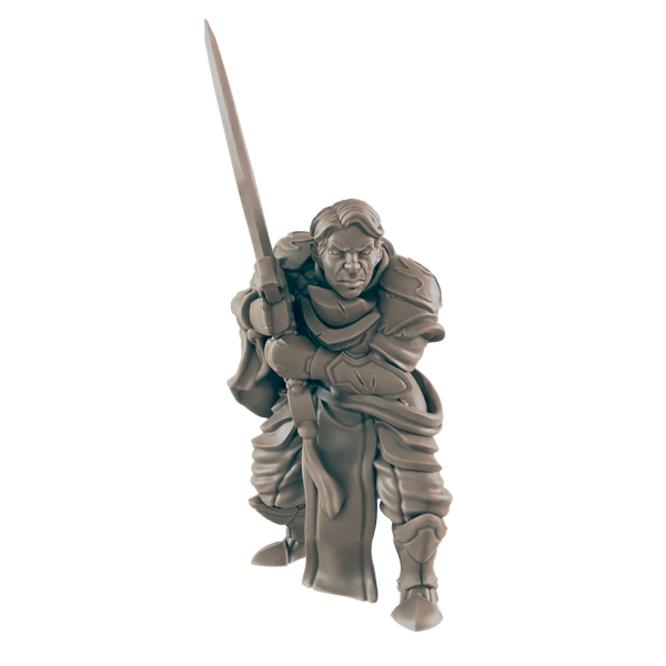 Battlemaster Human Male - Everyday Heroes - Minis - EC3D - - Dungeons & Dragons - RPG - Tabletop - EC3D - Miniature