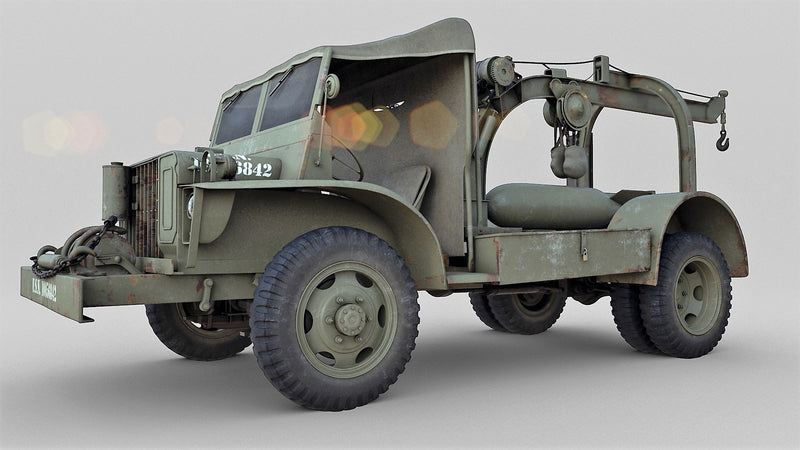 Ford GTBC Bomb Service Truck - US Army - 28mm Scale - Bolt Action - wargame3d