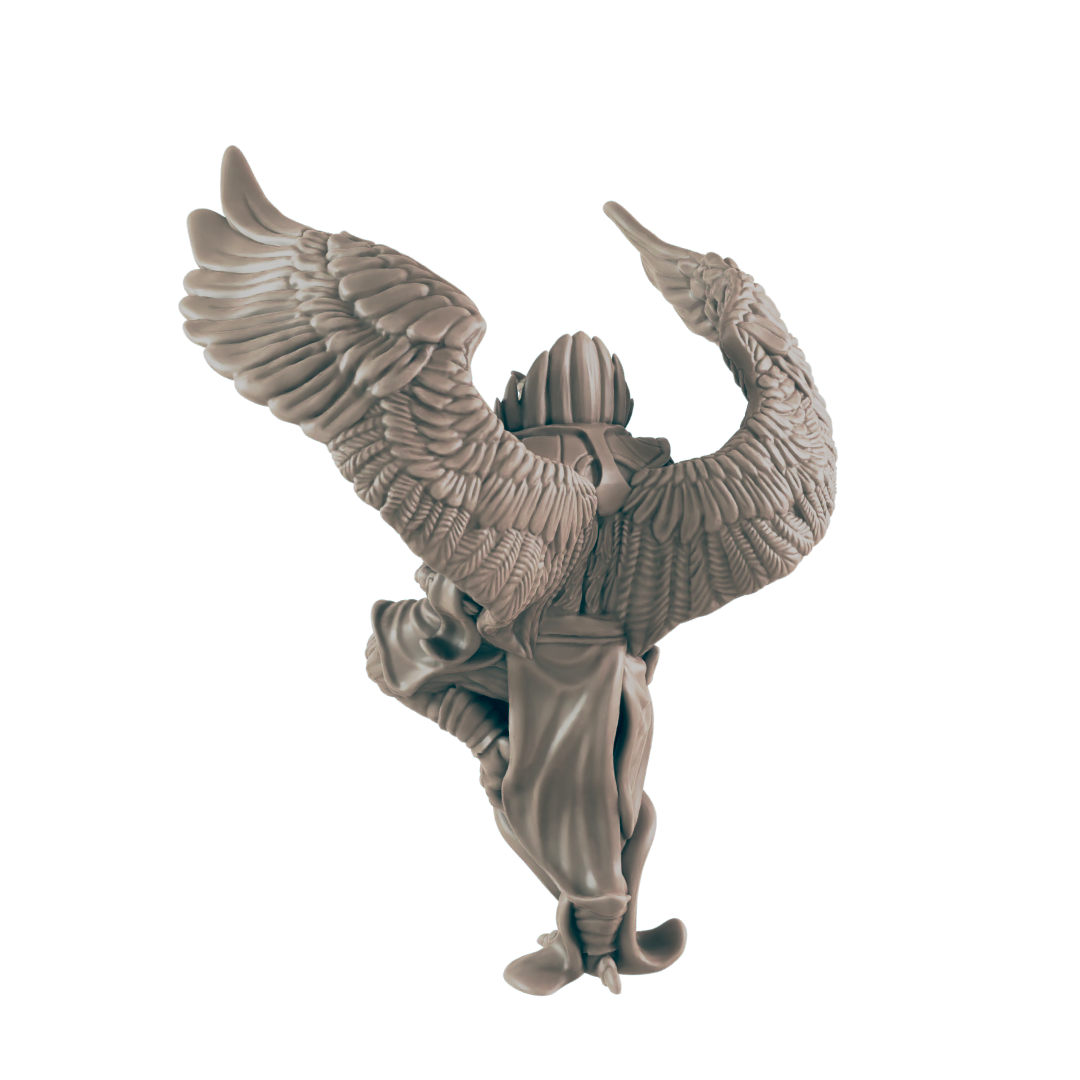 Birdkin Male Monk - Everyday Heroes - Minis - EC3D - - Dungeons & Dragons - RPG - Tabletop - EC3D - Miniature