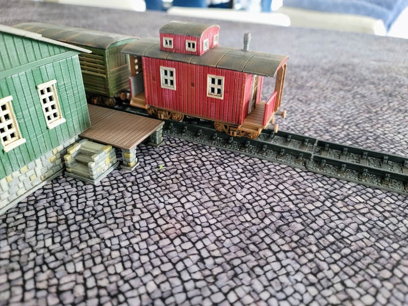 Train System Caboose - Resin 28mm Miniatures - Bolt Action - Deweycat