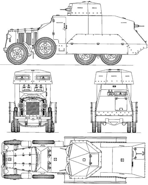 Fiat 611 - Italian Army - 28mm Scale - Bolt Action - wargame3d