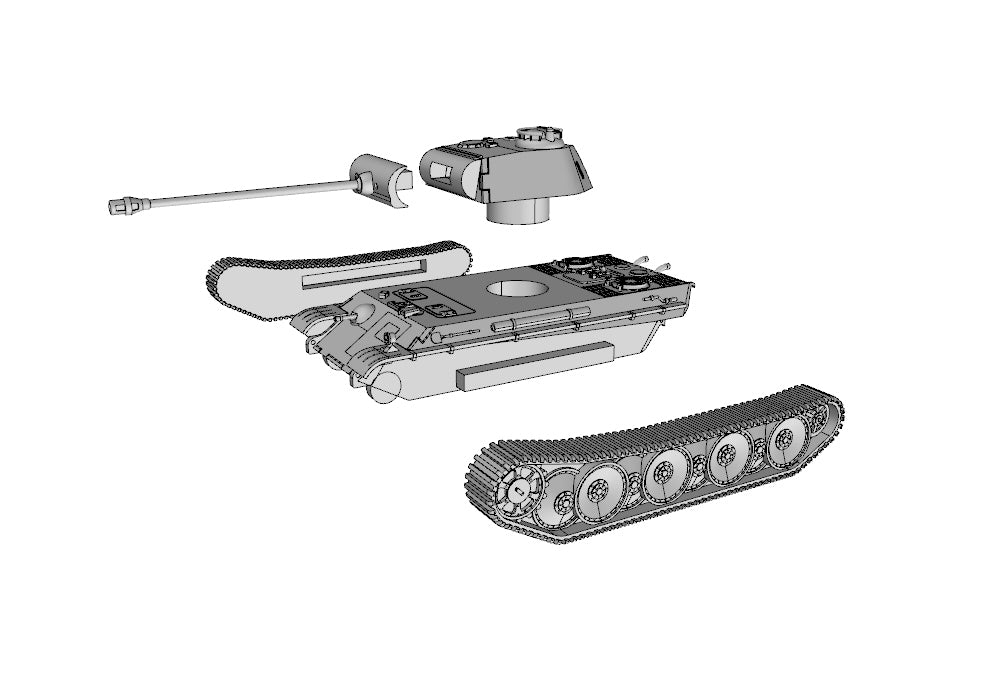 Panther - German Army - 28mm Scale -  wargame3d