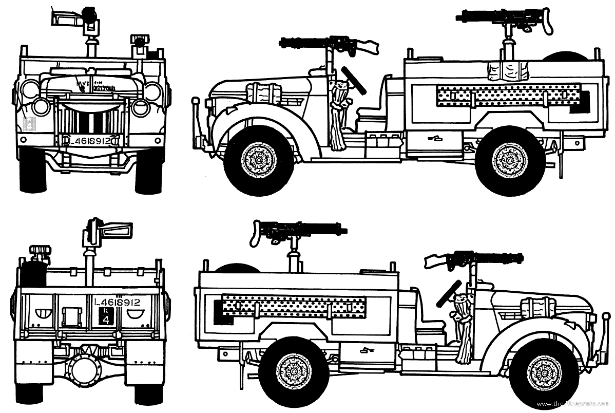 Chevrolet WB 30 CWT Truck - US Army - 28mm Scale -  wargame3d