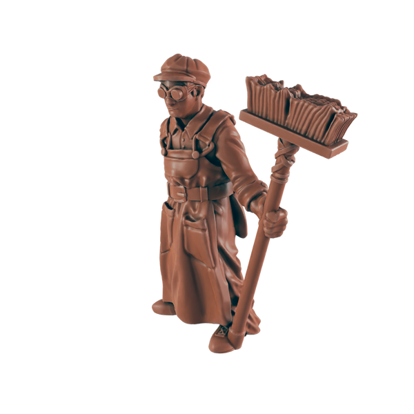 Chimney Sweep - Bolts and Brimstone - Minis - EC3D - Steampunk - SciFi RPG