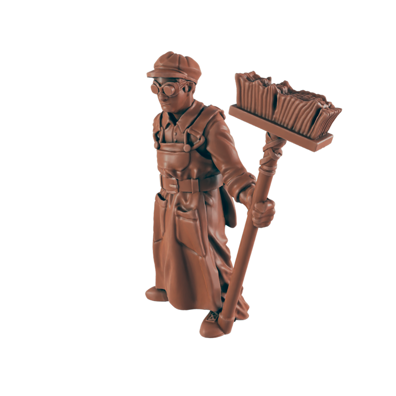 Chimney Sweep - Bolts and Brimstone - Minis - EC3D - Steampunk - SciFi RPG