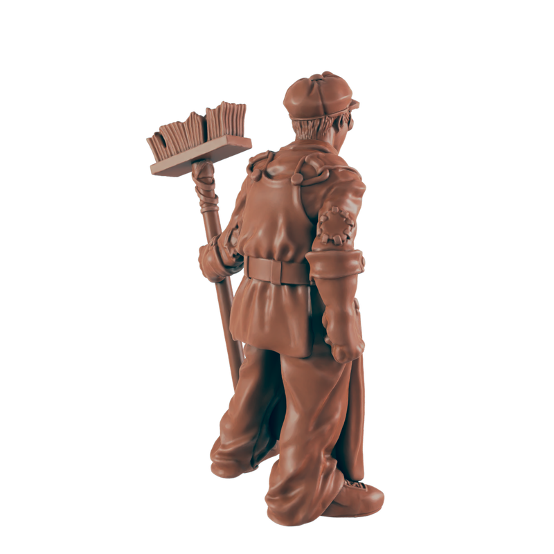 Chimney Sweep - Bolts and Brimstone - Minis - EC3D - Steampunk - SciFi RPG