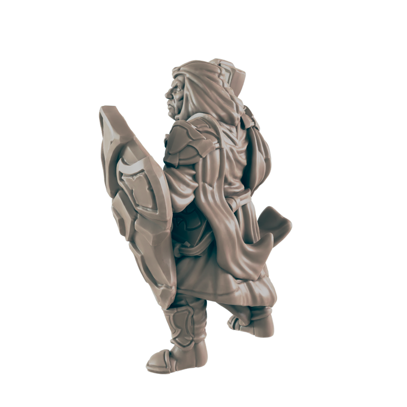 Cleric Human Male - Everyday Heroes - Minis - EC3D - - Dungeons & Dragons - RPG - Tabletop - EC3D - Miniature