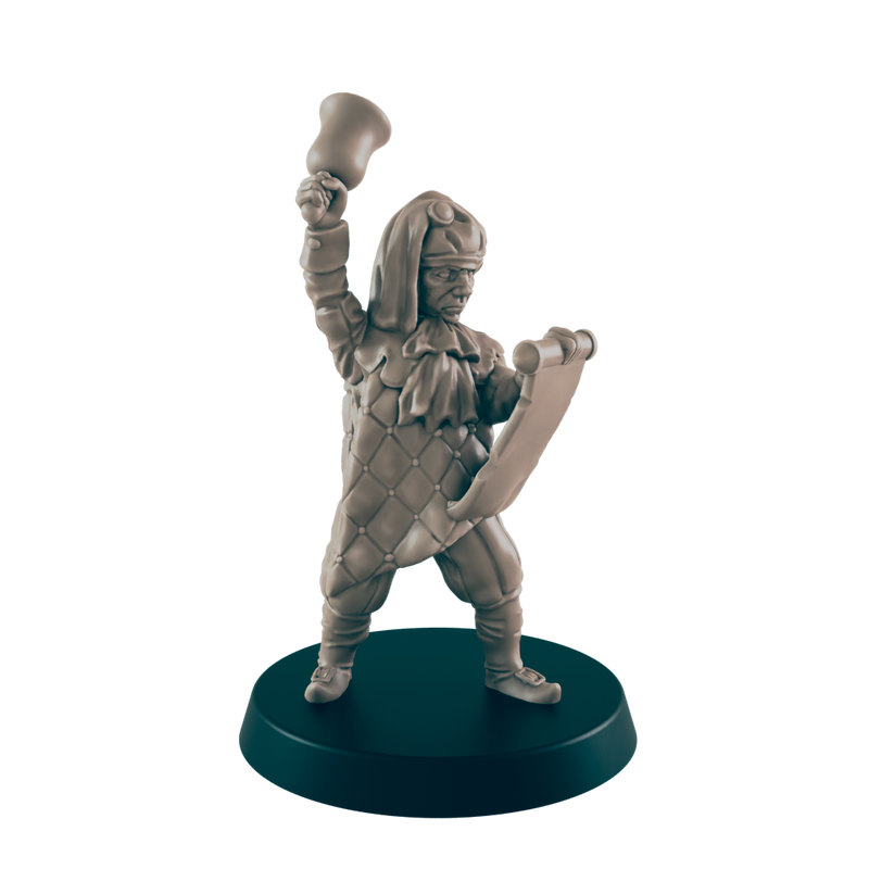 Human Male Crier - Everyday Folk - Minis - EC3D - - Dungeons & Dragons - RPG - Tabletop - EC3D - Miniature