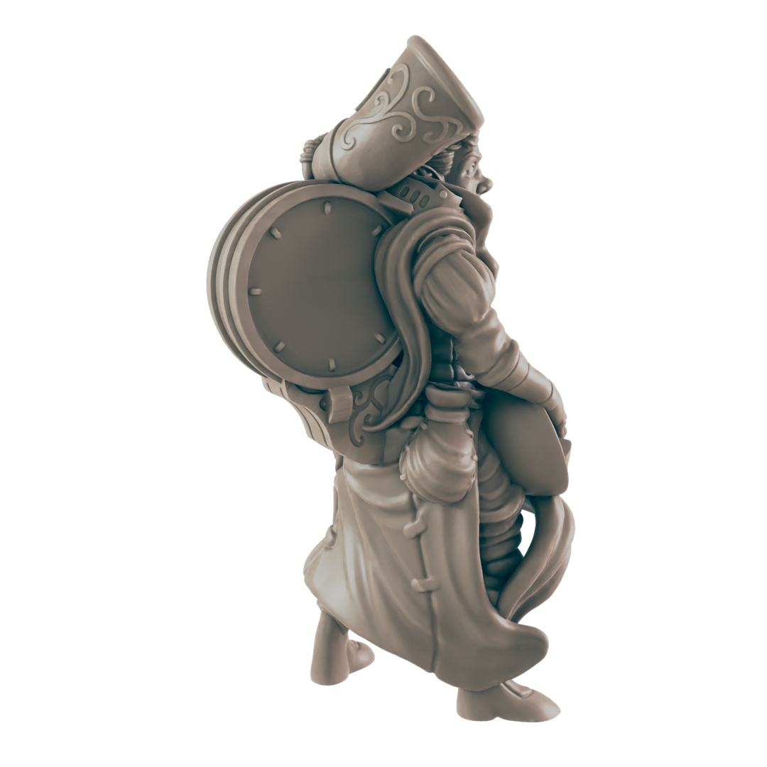 Bard Demonkin Male - Everyday Heroes - Minis - EC3D - - Dungeons & Dragons - RPG - Tabletop - EC3D - Miniature