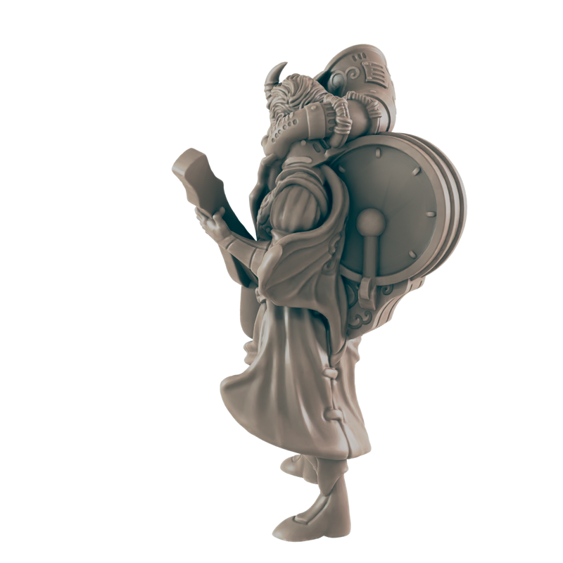 Bard Demonkin Male - Everyday Heroes - Minis - EC3D - - Dungeons & Dragons - RPG - Tabletop - EC3D - Miniature