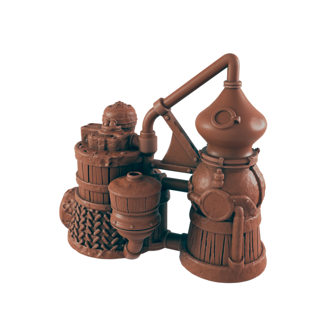 Distillery - Bolts and Brimstone - Scatter - EC3D - Steampunk - SciFi RPG