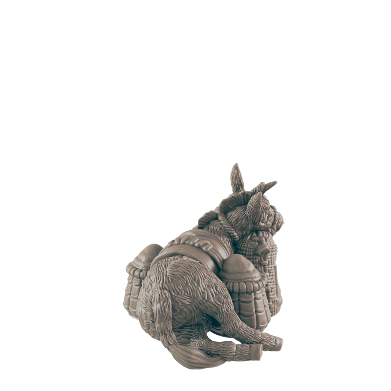 Lazy Donkey - Everyday Folk - Minis - EC3D - - Dungeons & Dragons - RPG - Tabletop - EC3D - Miniature