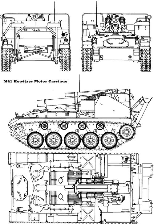 M41 155 mm GMC - 28mm Scale - Bolt Action - wargame3d