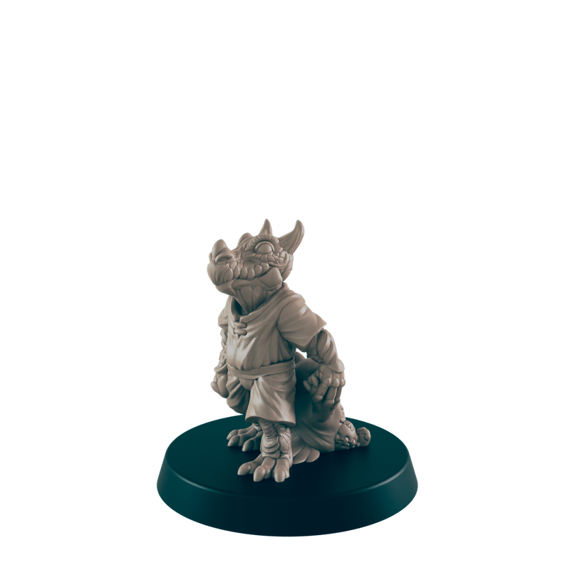 Demonkin Youngling - Everyday Folk - Minis - EC3D - - Dungeons & Dragons - RPG - Tabletop - EC3D - Miniature