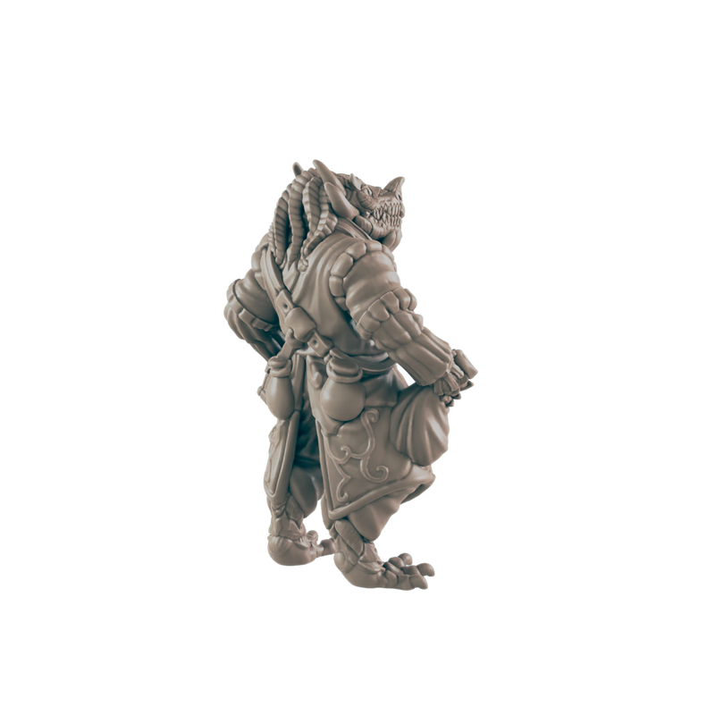 Demonkin Male Merchant - Everyday Folk - Minis - EC3D - - Dungeons & Dragons - RPG - Tabletop - EC3D - Miniature