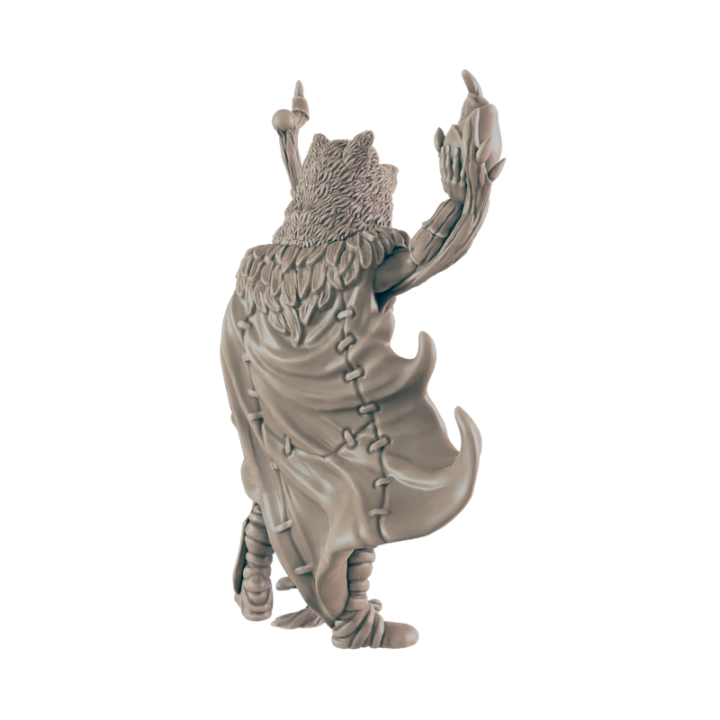 Druid Human Male - Everyday Heroes - Minis - EC3D - - Dungeons & Dragons - RPG - Tabletop - EC3D - Miniature