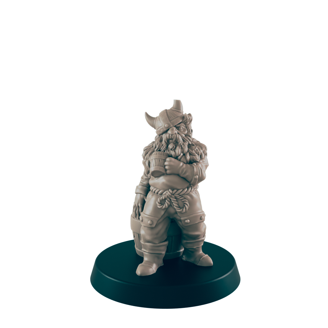 Drunken Dwarves - Everyday Folk - Mini - EC3D - - Dungeons & Dragons - RPG - Tabletop - EC3D - Miniature