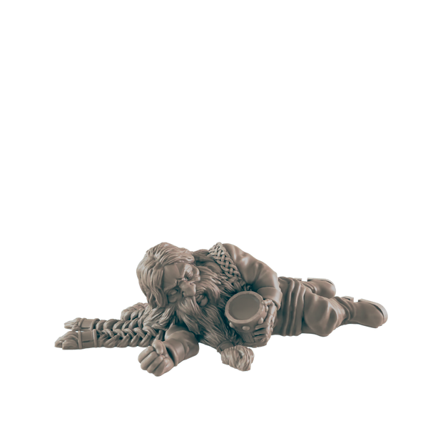 Drunken Dwarves - Everyday Folk - Mini - EC3D - - Dungeons & Dragons - RPG - Tabletop - EC3D - Miniature