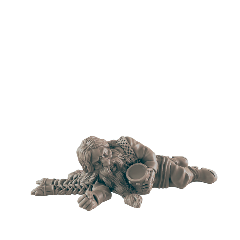 Drunken Dwarves - Everyday Folk - Mini - EC3D - - Dungeons & Dragons - RPG - Tabletop - EC3D - Miniature