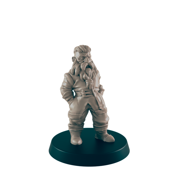 Demonkin Male Commoner - Everyday Folk - Minis - EC3D - - Dungeons & Dragons - RPG - Tabletop - EC3D - Miniature