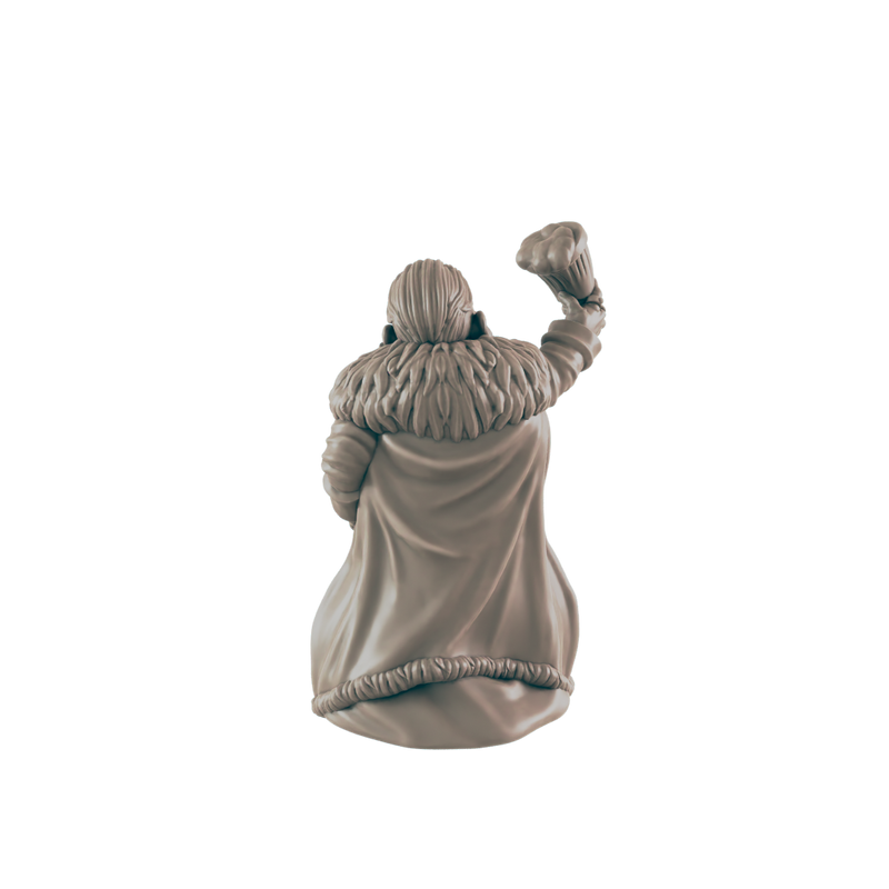 Dwarf Male Noble - Everyday Folk - Minis - EC3D - - Dungeons & Dragons - RPG - Tabletop - EC3D - Miniature