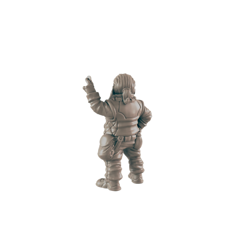 Dwarf Male Shopkeeper - Everyday Folk - Minis - EC3D - - Dungeons & Dragons - RPG - Tabletop - EC3D - Miniature