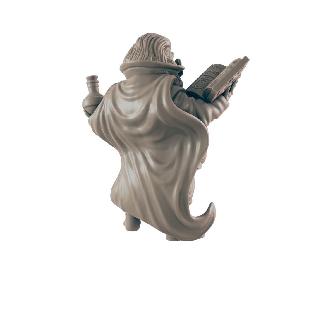 Sorcerer Dwarf Male - Everyday Heroes - Minis - EC3D - - Dungeons & Dragons - RPG - Tabletop - EC3D - Miniature