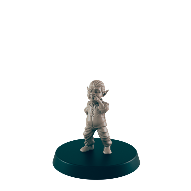 Elf Bratty Kid - Everyday Folk - Mini - EC3D - - Dungeons & Dragons - RPG - Tabletop - EC3D - Miniature