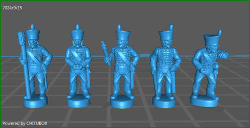 15mm “w epic size” Brunswick Artillery - 4 minis