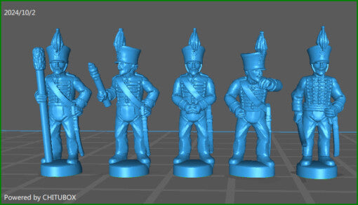 15mm “w epic size” Brunswick Horse Artillery - 5 minis