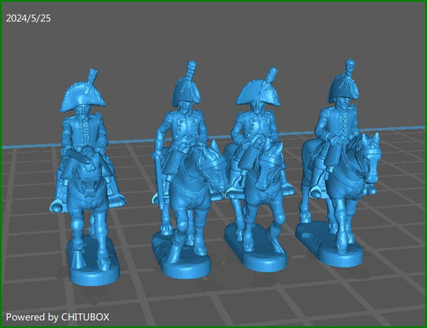 15mm "w epic size" Spanish Generals 1 - 4 minis