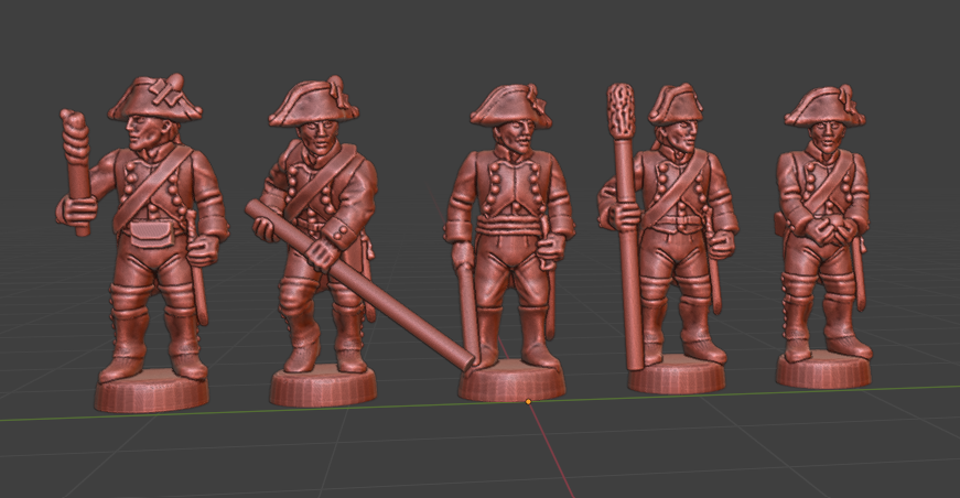 small 15mm epic size Saxon Artillery 1805-07 - 5 Strips - Epic 15 mm Scale - Tabletop War Games & Dioramas - Historical Wargaming - Resin