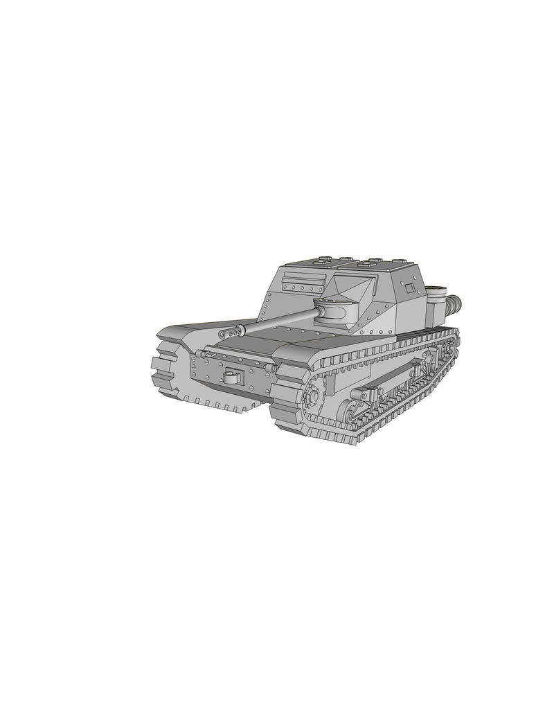 Carro Veloce L3.33 with 20mm gun - Italian Army - 28mm Scale -  wargame3d