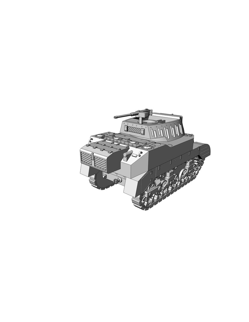 Howitzer Motor Carriage M8 Scott - US Army - Bolt Action - wargame3d- 28mm Scale