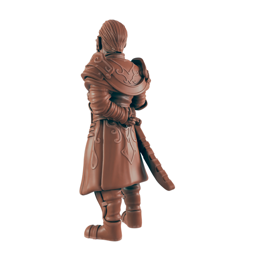 Fancy Officer - Bolts and Brimstone - Mini - EC3D - Steampunk - SciFi RPG