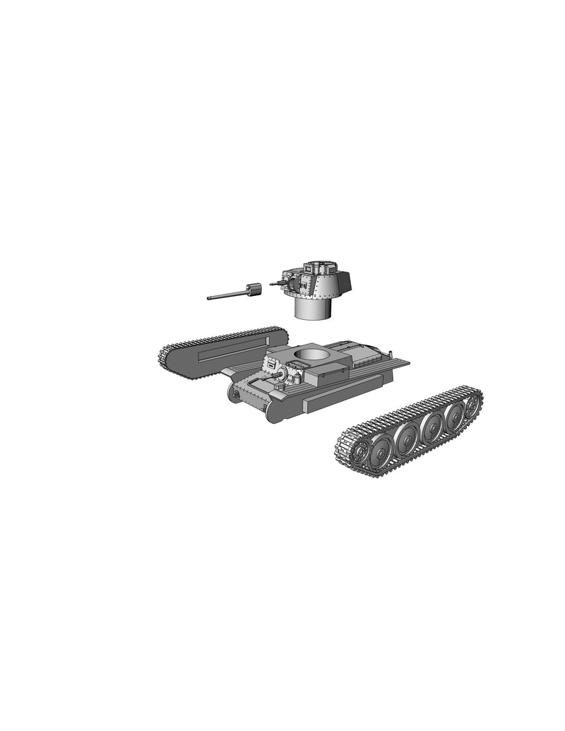 pz-kpfw-38-t - German Army - 28mm Scale - Bolt Action - wargame3d