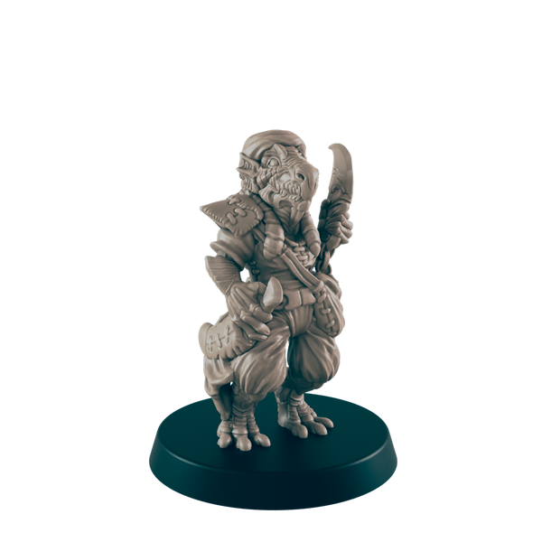 Dragonkin Female Swashbuckler - Everyday Folk - Mini - EC3D - - Dungeons & Dragons - RPG - Tabletop - EC3D - Miniature