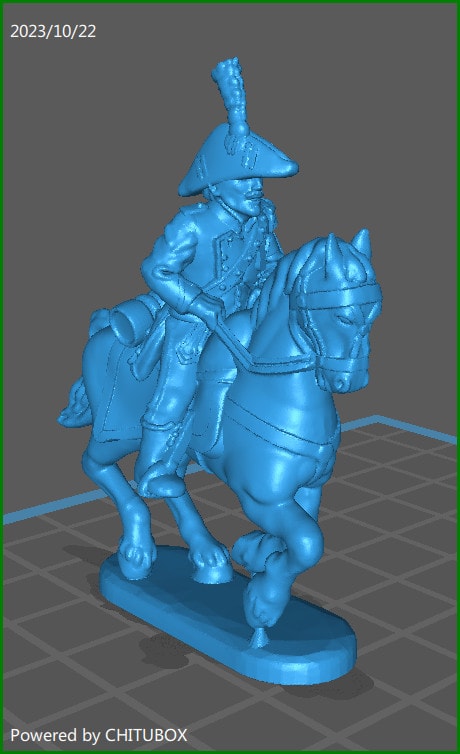 28mm French ADC in bicorn - 4 minis - MC Minis