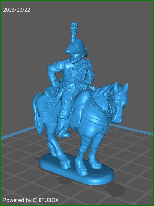 28mm French ADC in bicorn - 4 minis - MC Minis