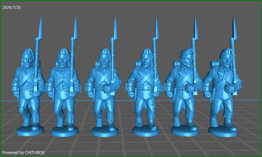 28mm French Revolution line btg 1790-1801 - 27 minis